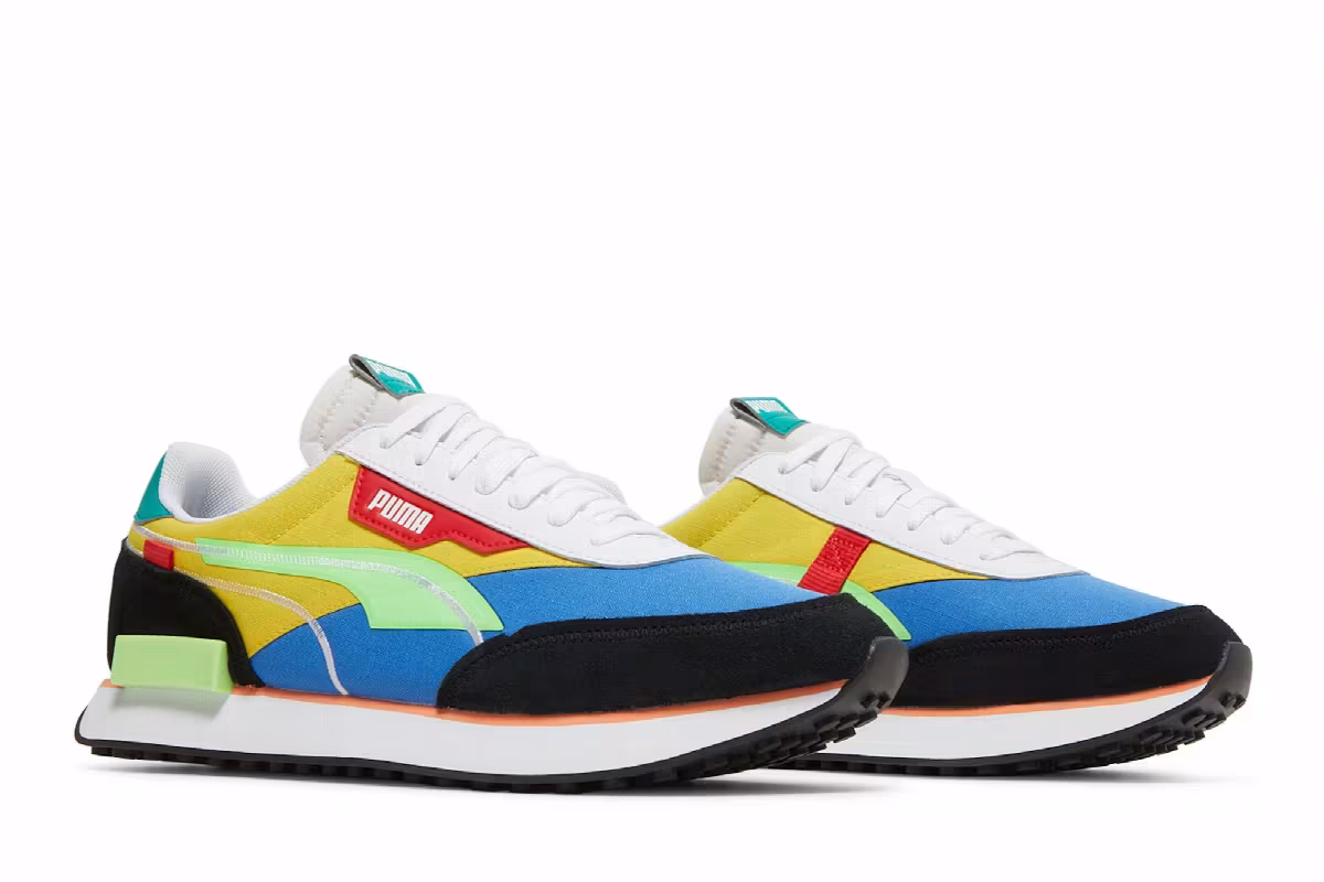 Puma Future Rider Twofold SD Pop Palace Blue Maize, view 9