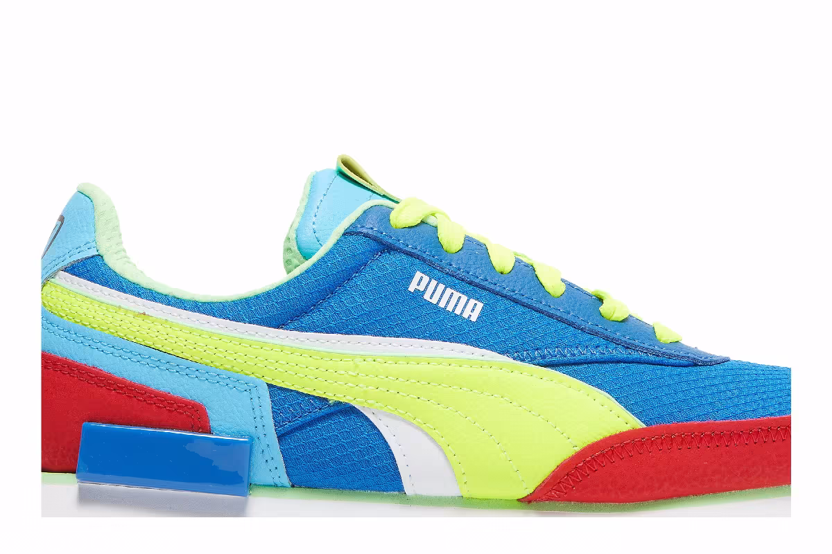 Puma Future Rider WC Royal High Risk Red Yellow, view 3