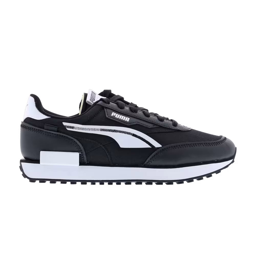 Puma Future Rider Big Kid Black White
