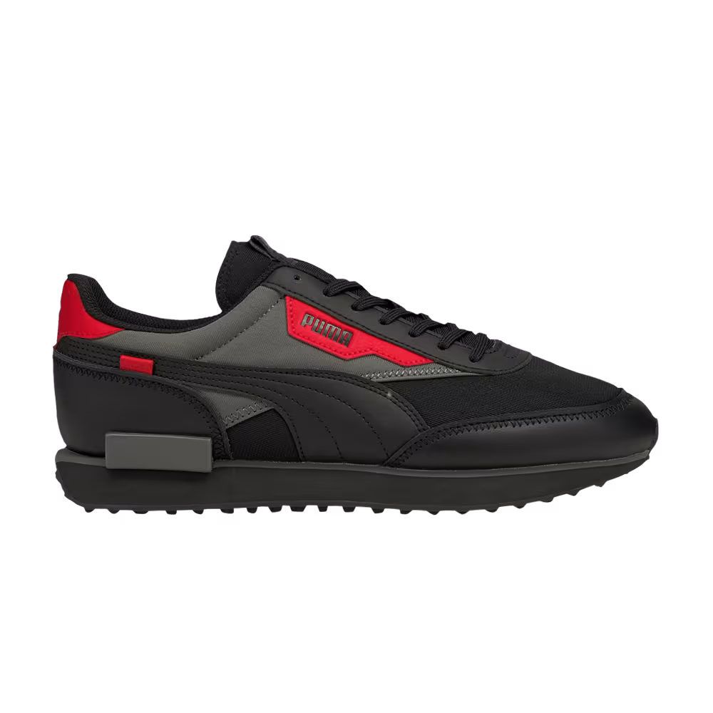 Puma Future Rider Sprint Black High Risk Red