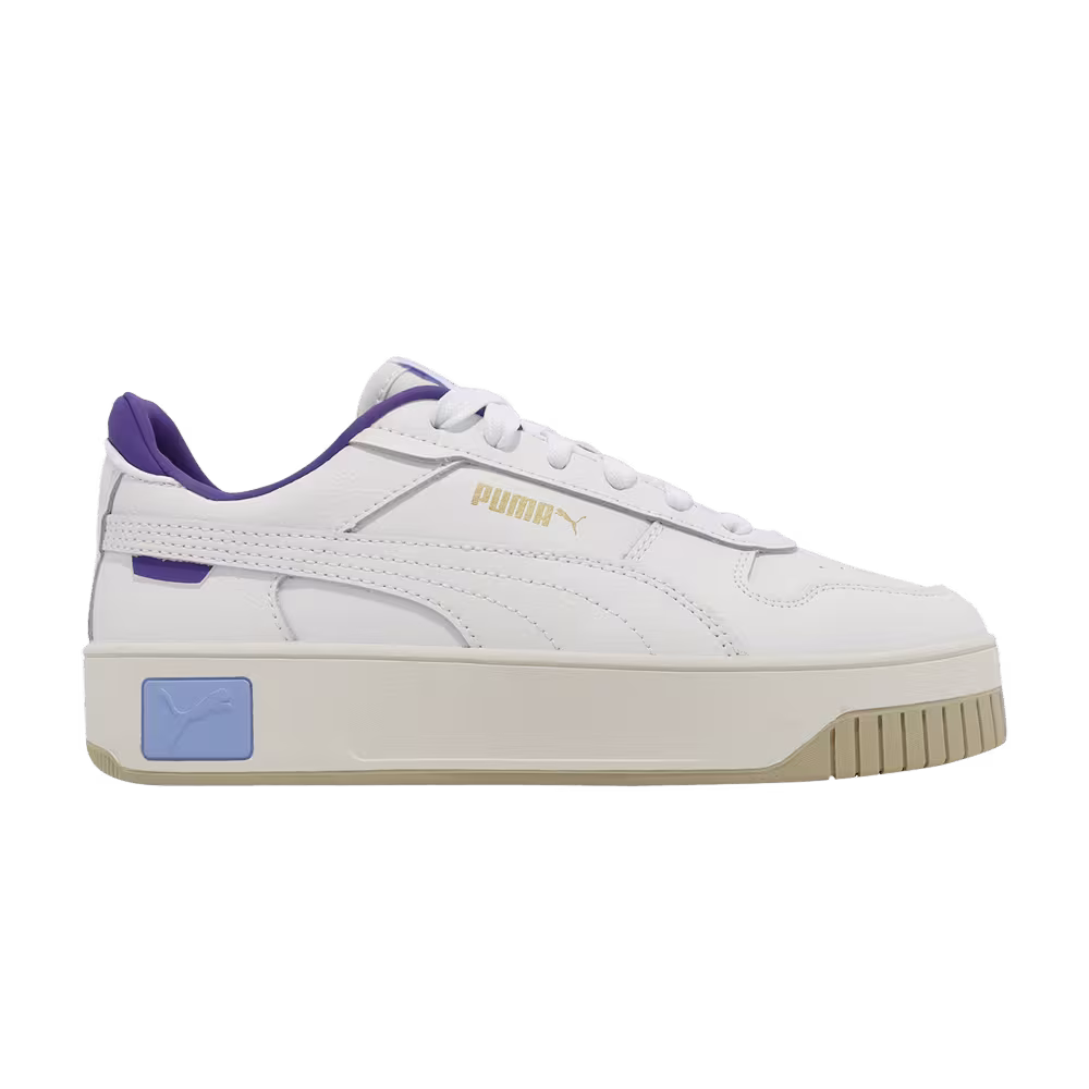 Puma Women's Carina Street White Purple Ivory