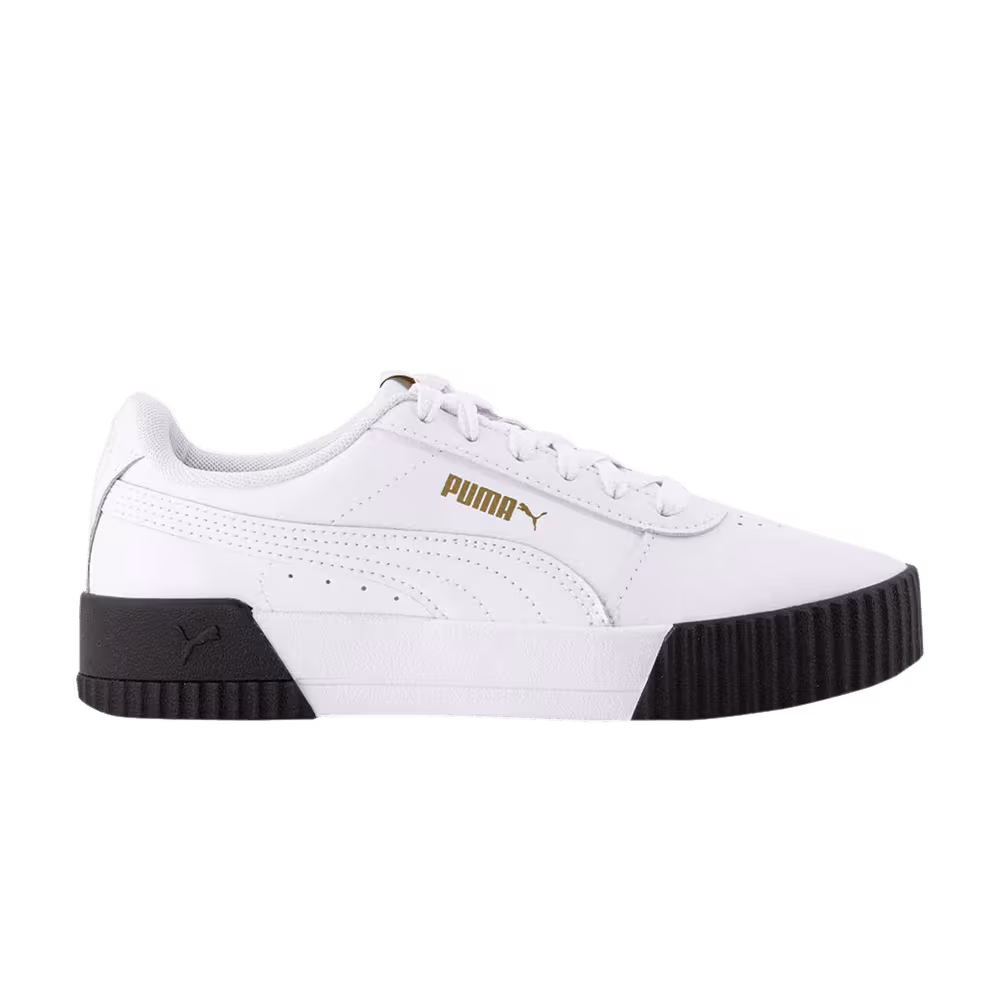 Puma Women's Carina Leather White Black