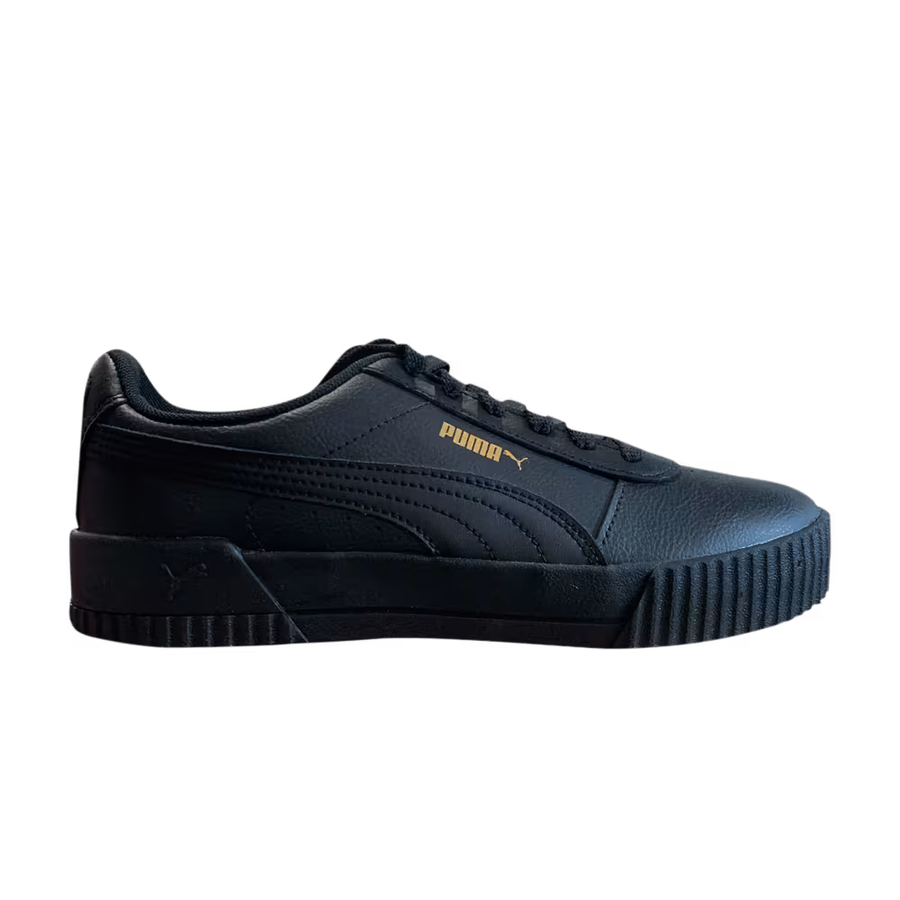 Puma Women's Carina Leather Black Gold