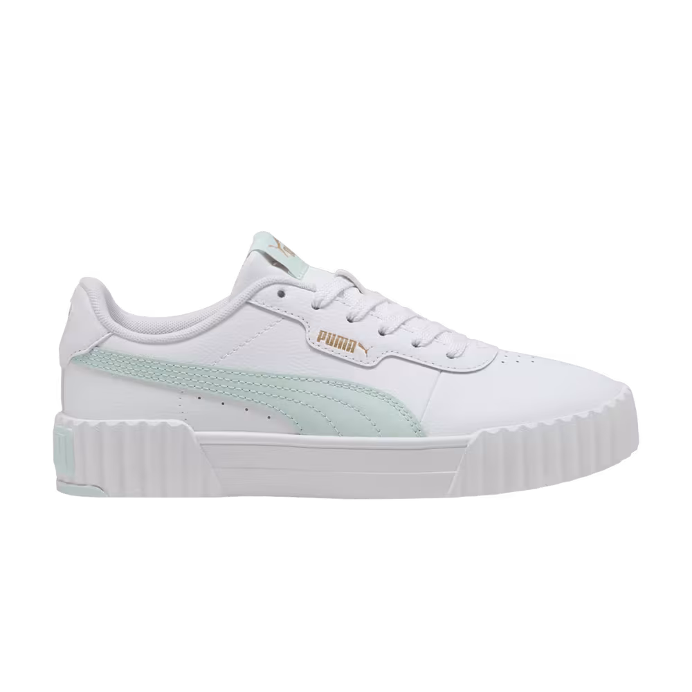 Puma Women's Carina 3.0 White Peaceful Blue