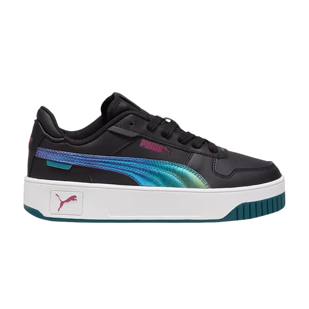 Puma Carina Street Bouncy Sky Jr Black Magenta Gleam