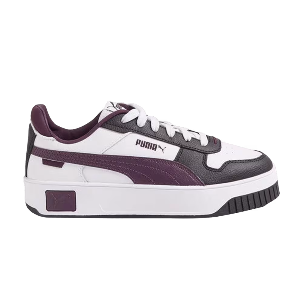 Puma Women's Carina Street White Midnight Plum Black