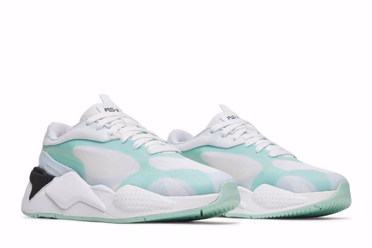 Puma Women's RS-X3 Plas_Tech Mist Green, view 9