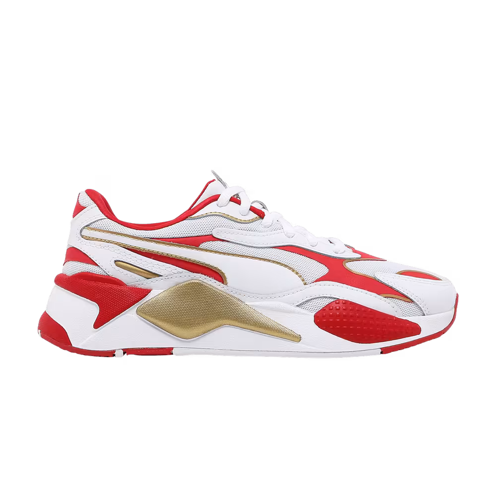 Puma Women's RS-X3 Varsity White High Risk Red