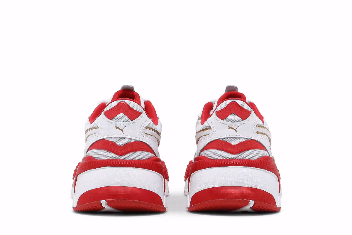 Puma Women's RS-X3 Varsity White High Risk Red, view 7