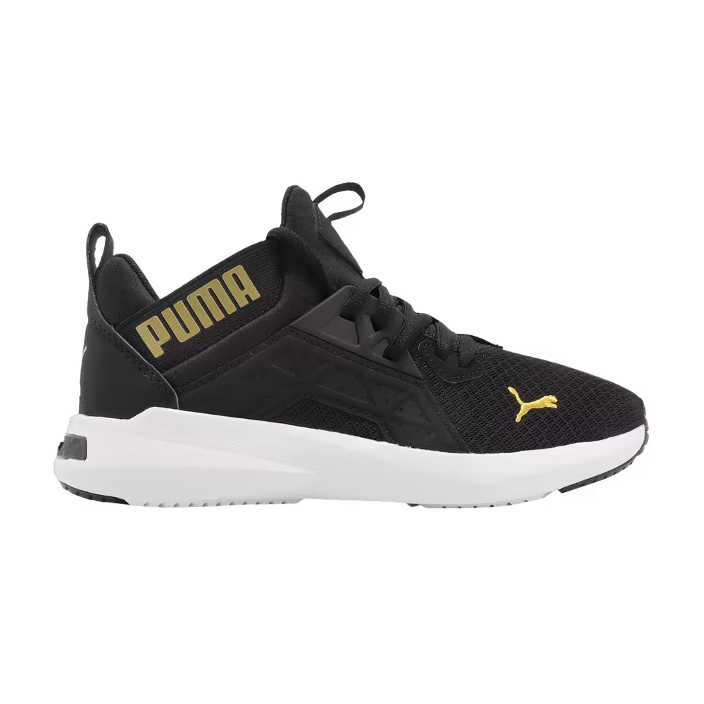 Puma Women's Softride Enzo NXT Black Team Gold