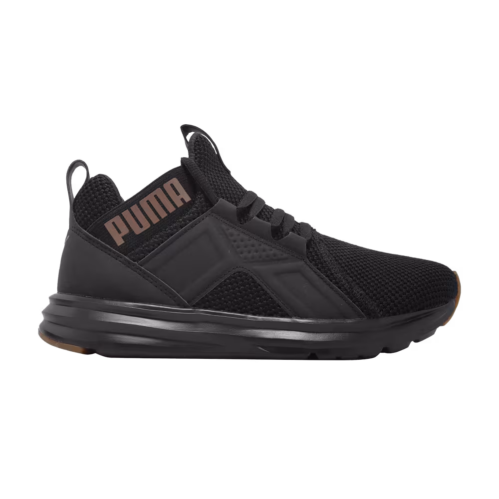Puma Women's Enzo Weave Black Rose Gold