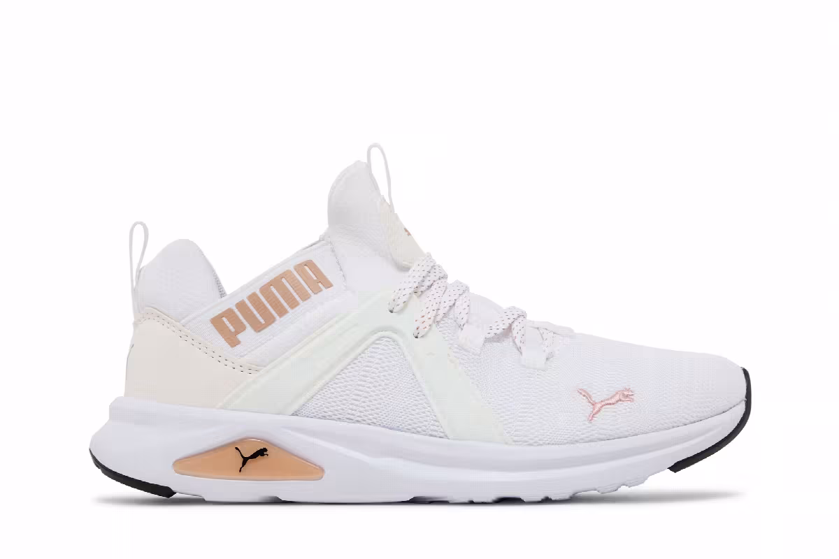 Puma Women's Enzo 2 Metal White Rose Gold, view 2