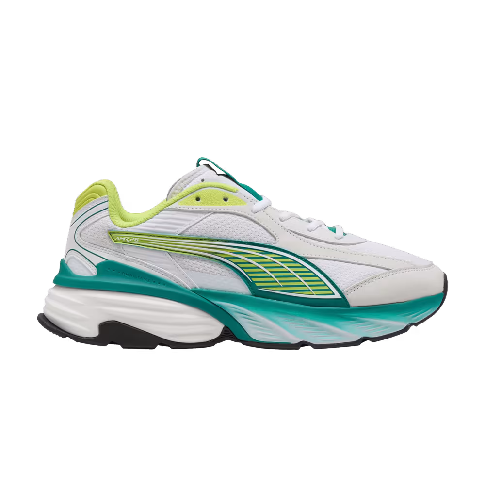 Puma Fade White Lime Shimmer