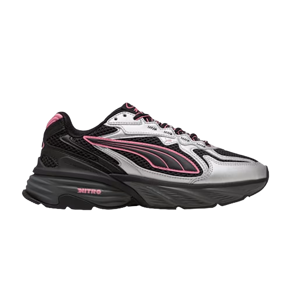 Puma Women's Fade Silver Black Strawberry Burst