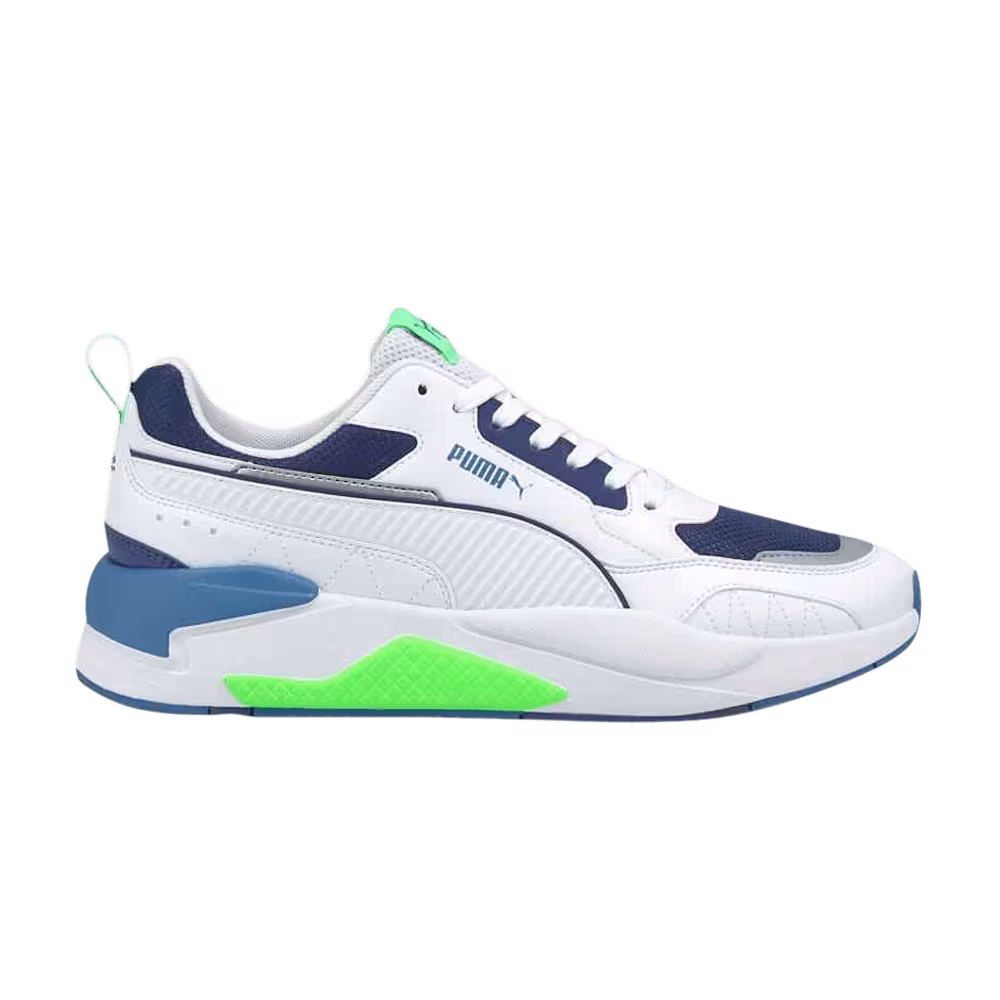 Puma X-Ray 2 Square White Electric Green Blue