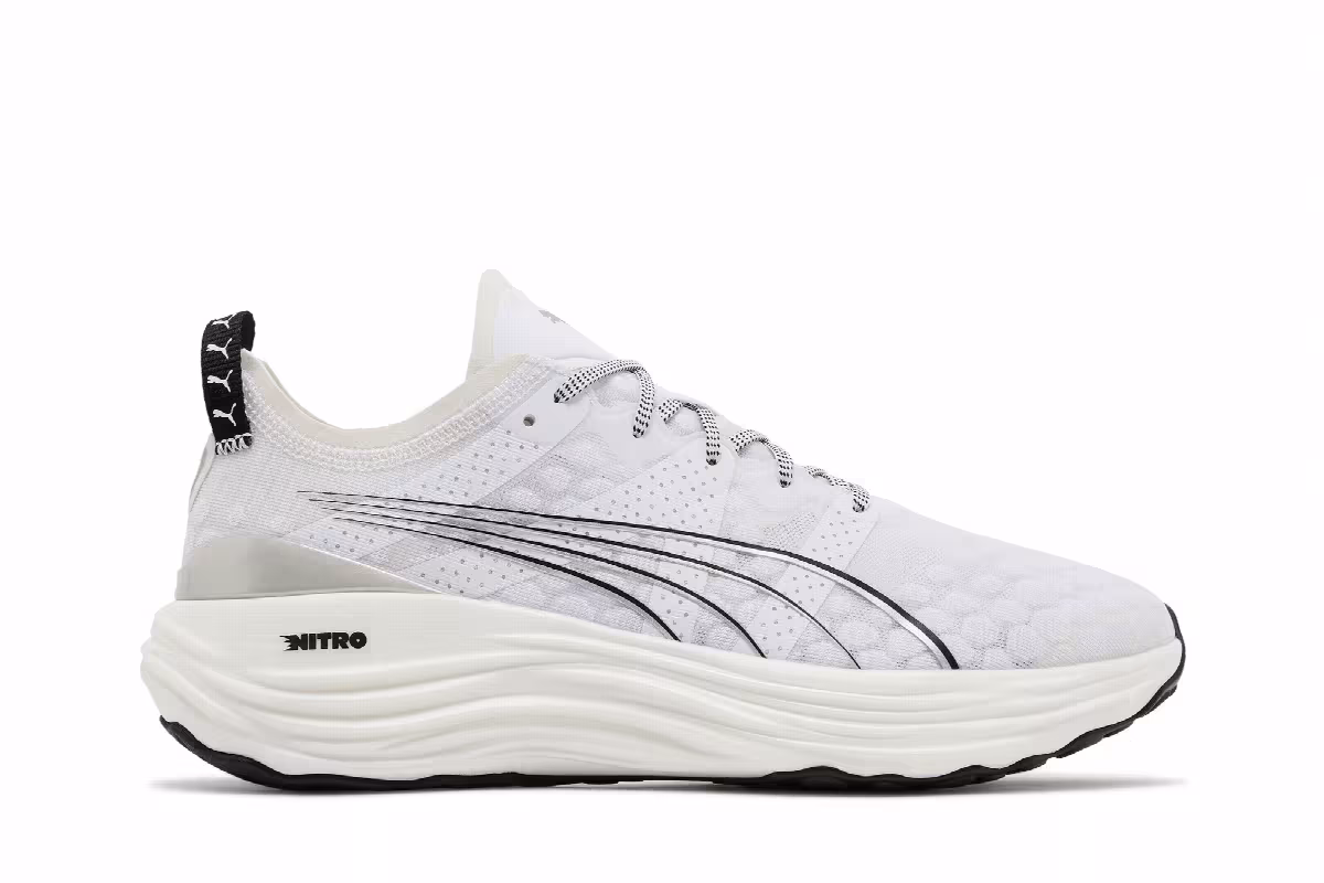Puma ForeverRun Nitro White Black, view 2