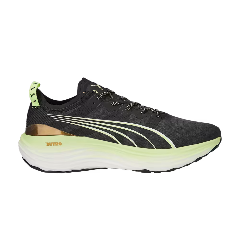 Puma ForeverRun Nitro Black Light Mint