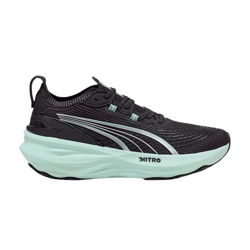 Puma Women's Foreverrun Nitro 2 Black/Mint Melt