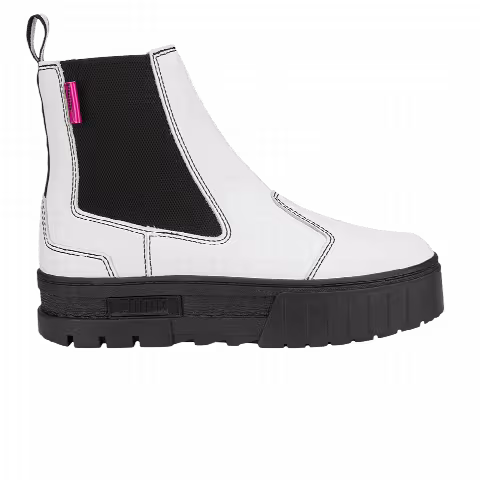 Puma Wmns Mayze Pop Chelsea Boot 'White Black'
