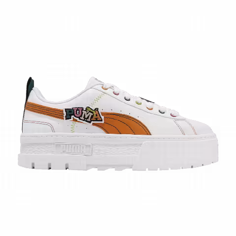 Puma Wmns Mayze Pierced 'White Orange Brick'