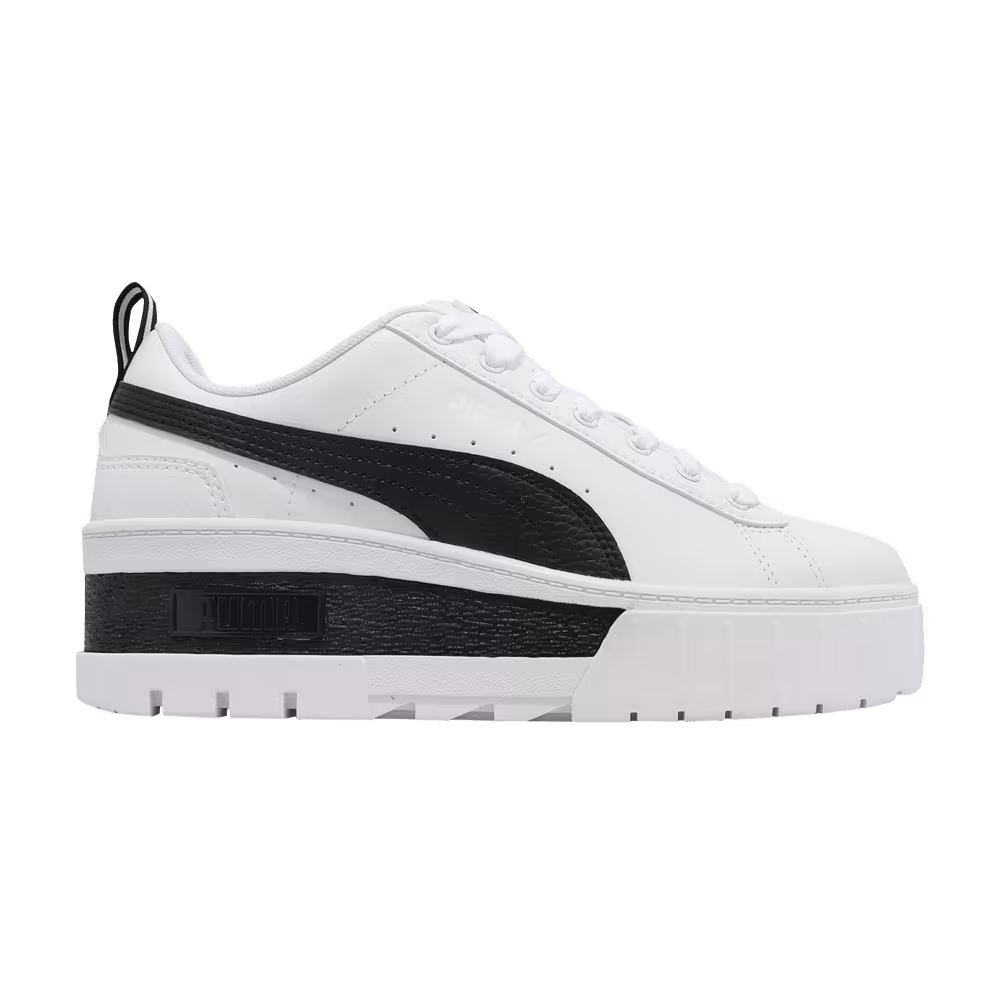 Puma Women's Mayze Wedge White Black