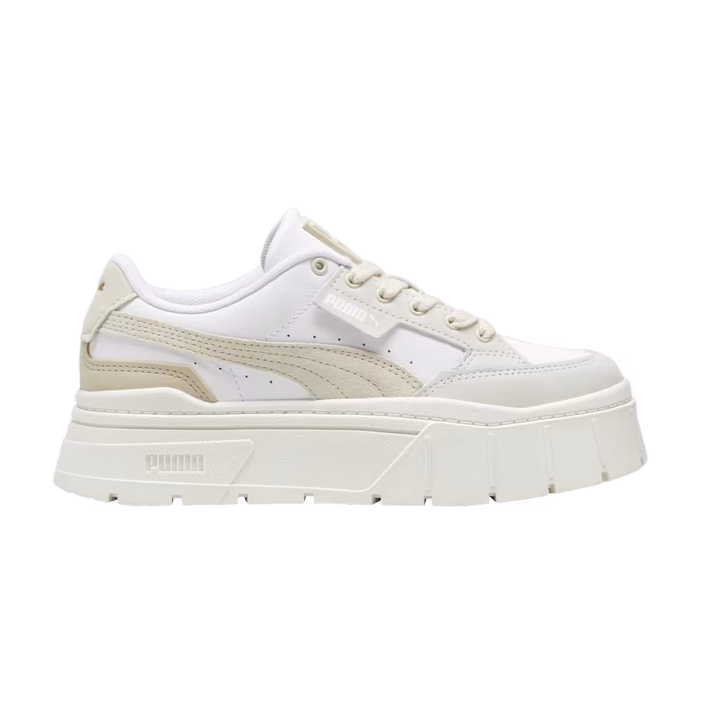 Puma Women's Mayze Stack Luxe White Alpine Snow