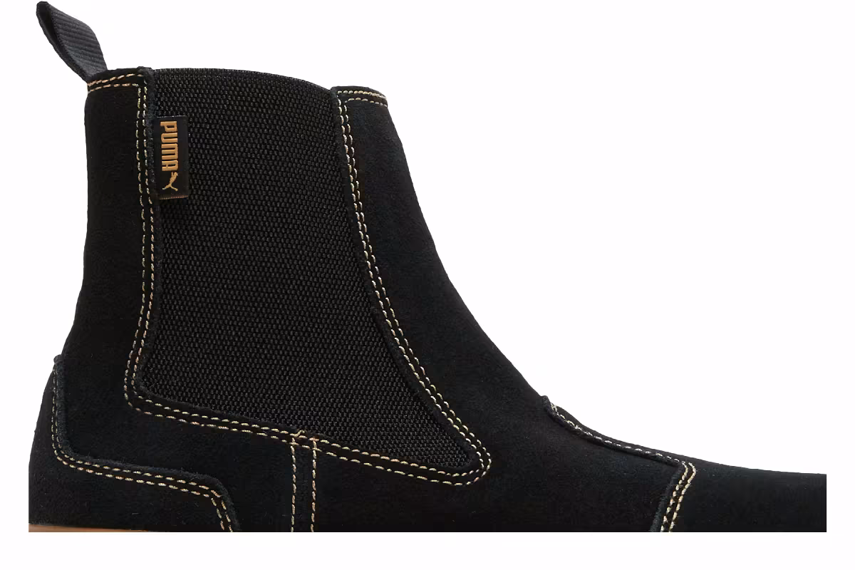 Puma Women's Mayze Chelsea Suede Black Gum, view 3
