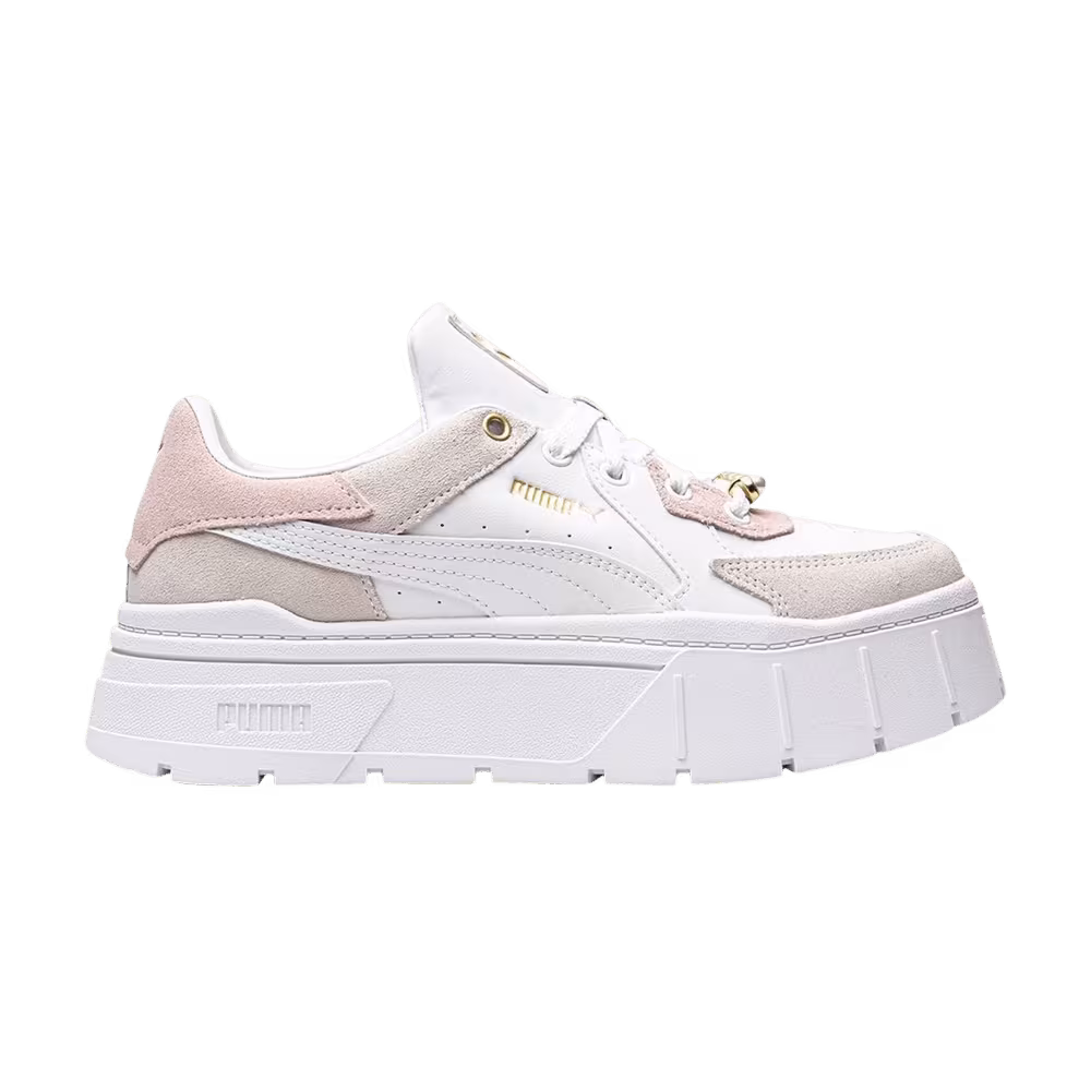 Puma Women's Mayze Stack Edgy Pearl White Marshmallow