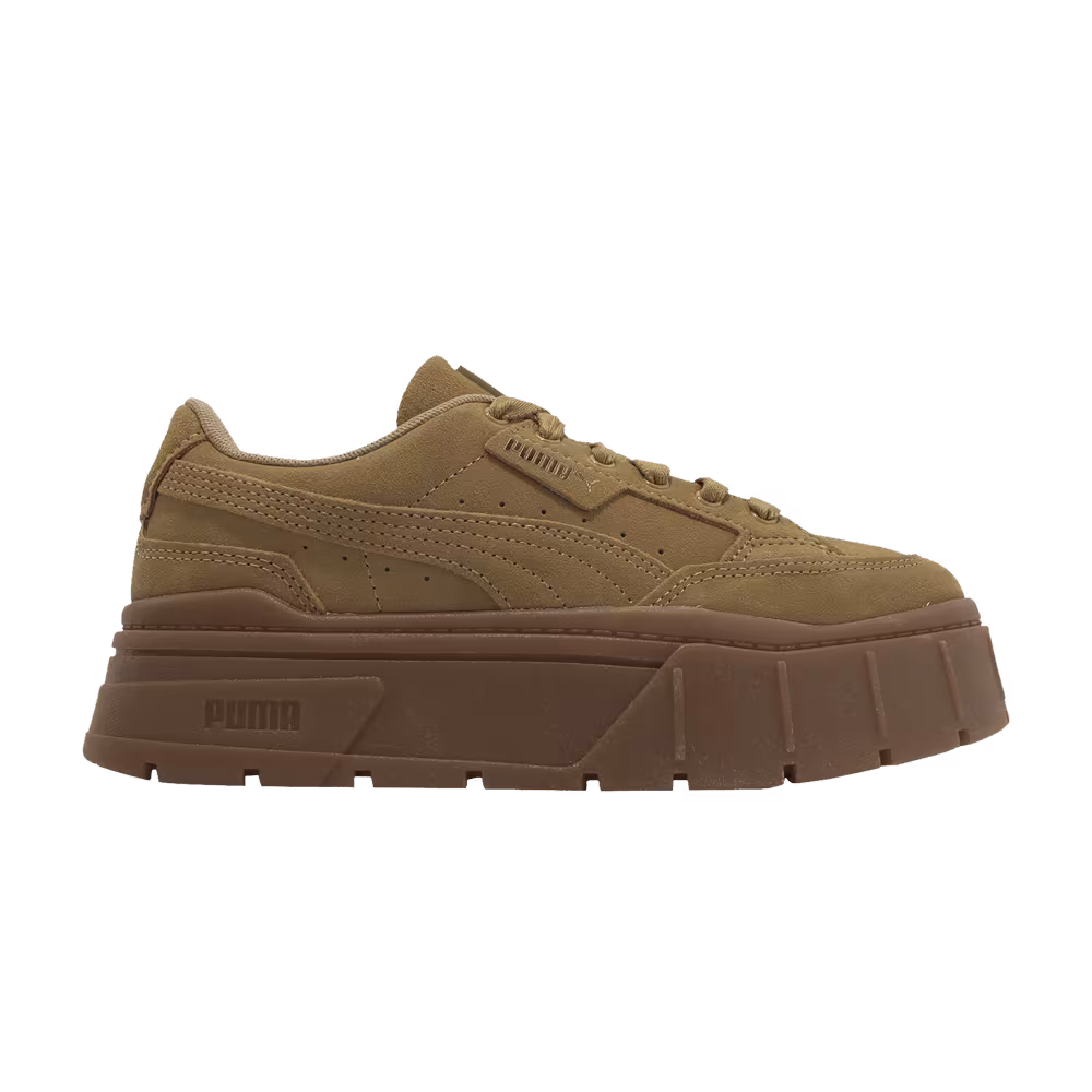 Puma Women's Mayze Stack Suede Brown Gold