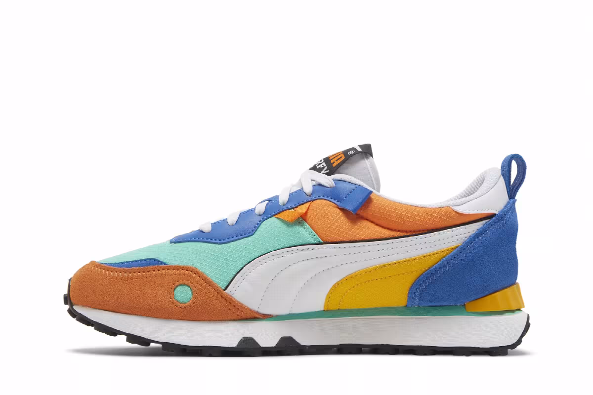 Puma Rider FV Future Vintage - Biscay Green Orange, view 4