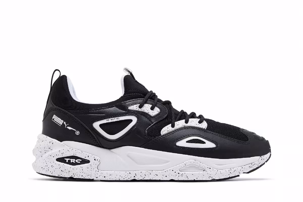 Puma TRC Blaze Chance Black White, view 2