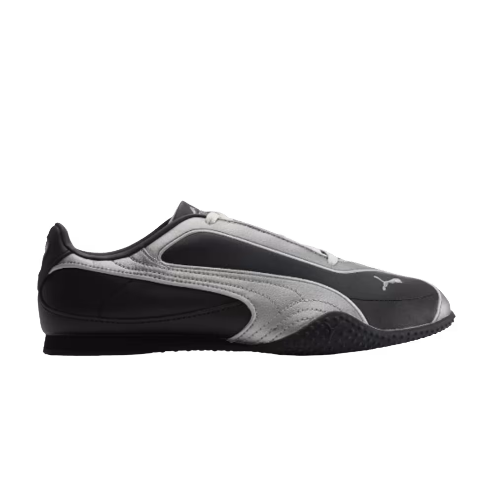 Puma Women's Bella V2 Leather Black Aged Silver