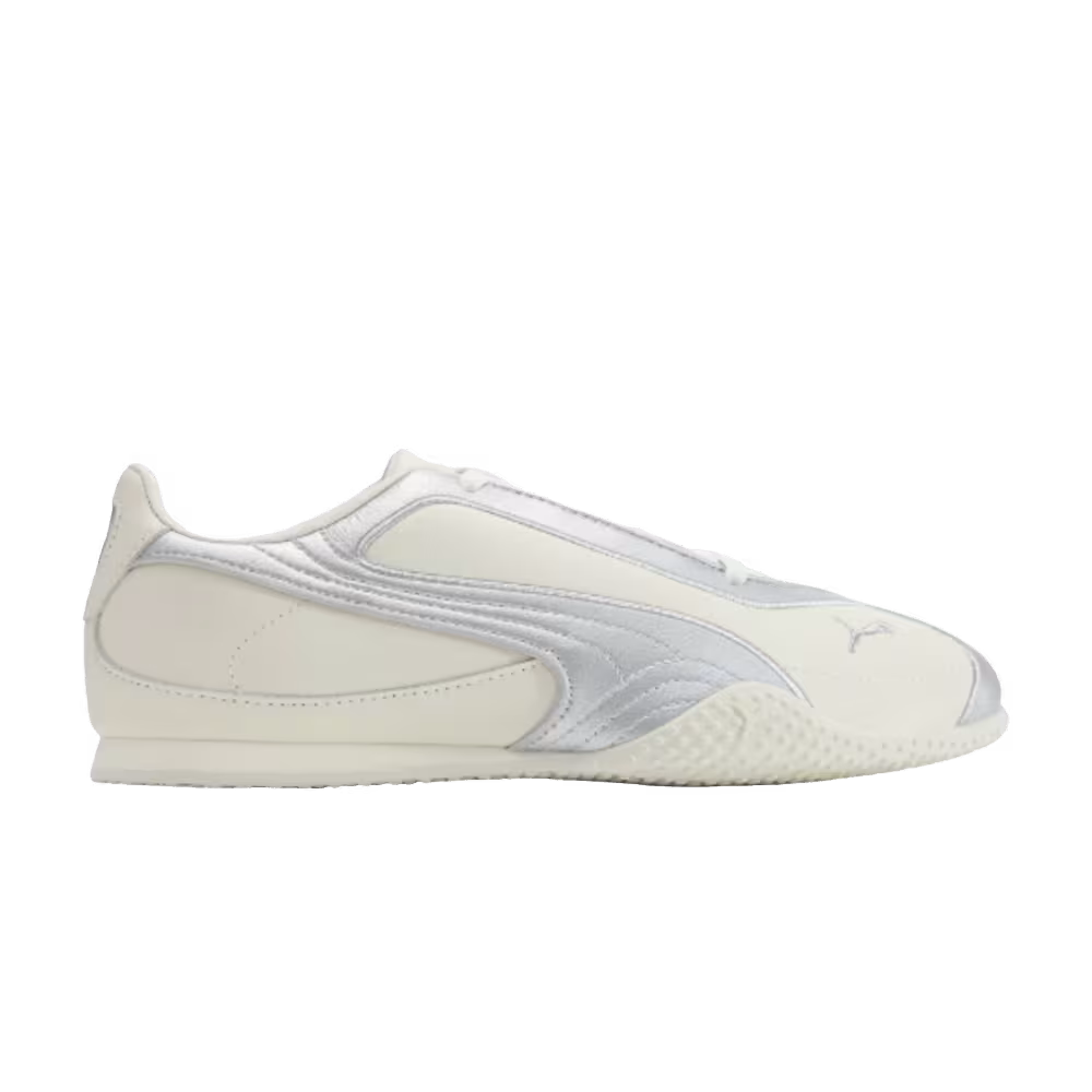 Puma Women's Bella V2 Leather Warm White Silver