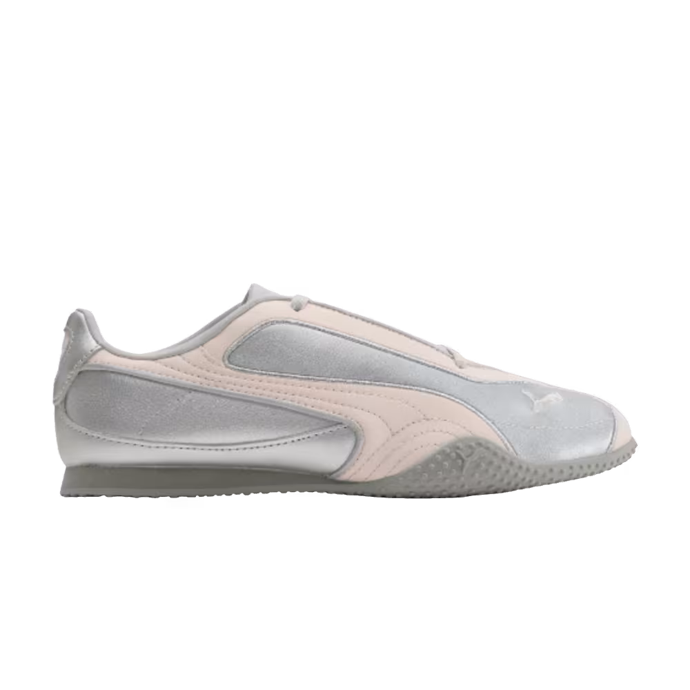 Puma Women's Bella V2 Leather Silver Jas Flower