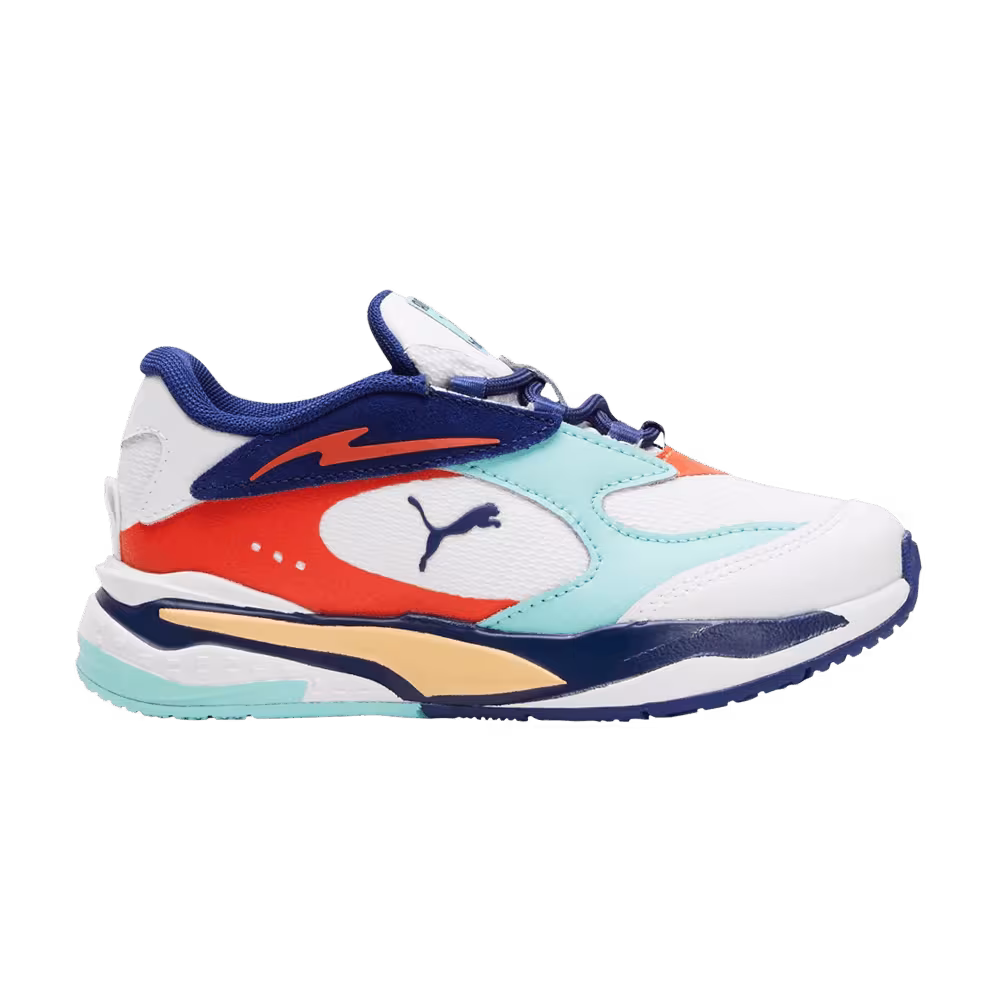 Puma RS-Fast Courtside Little Kid White Angel Blue