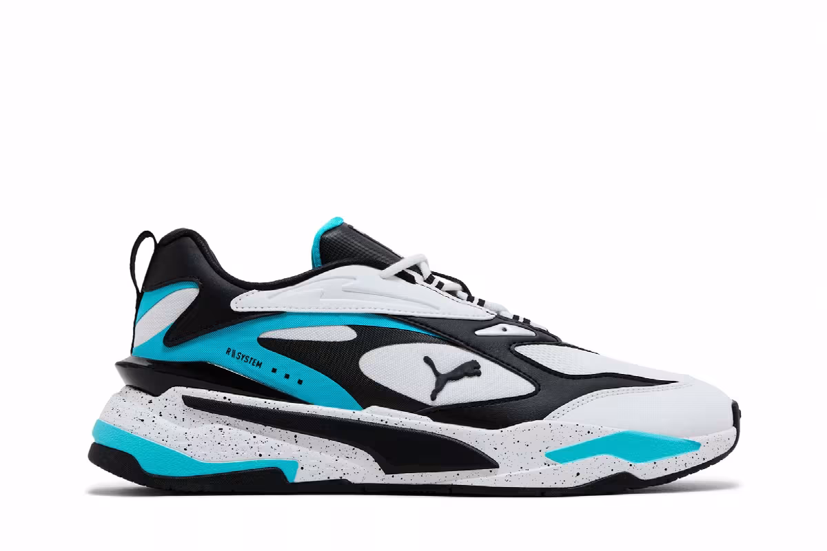 Puma RS-Fast Nano White Teal Speckled, view 2