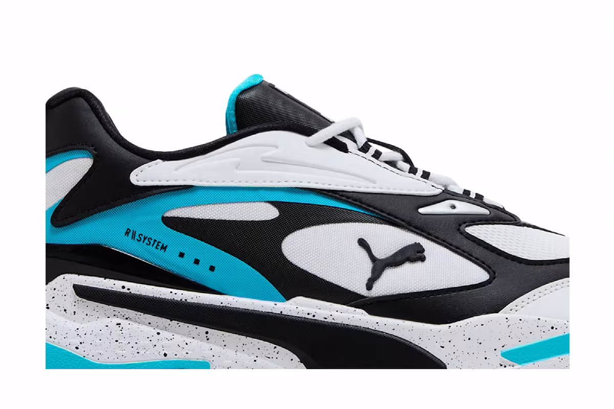 Puma RS-Fast Nano White Teal Speckled, view 3