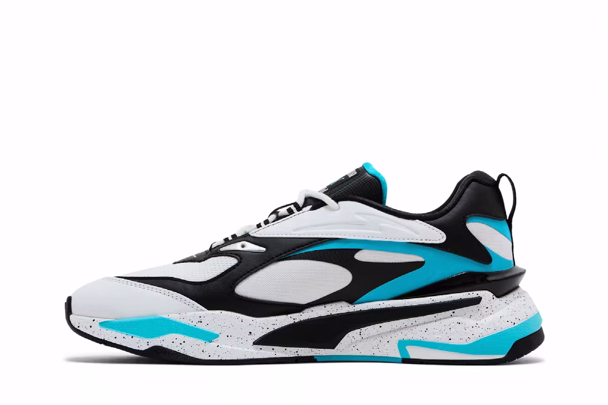 Puma RS-Fast Nano White Teal Speckled, view 4