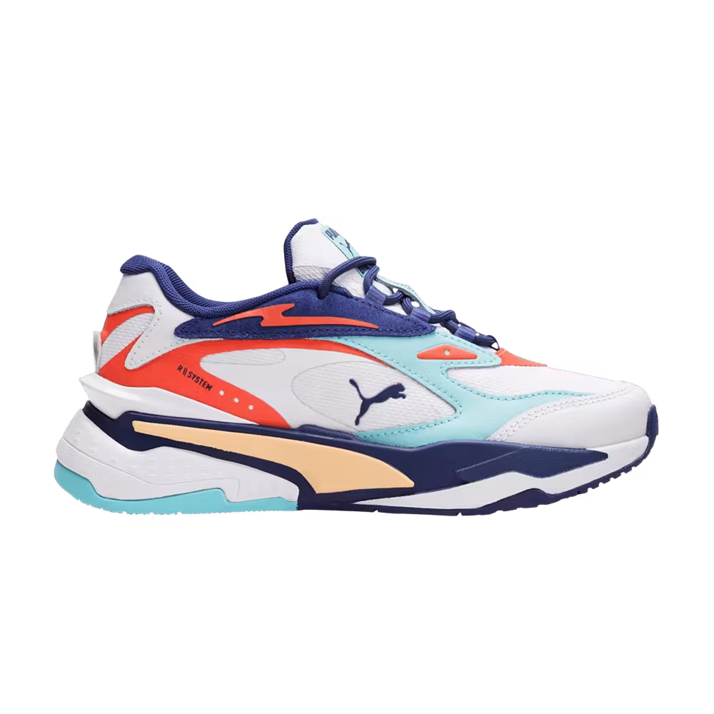 Puma RS-Fast Courtside Big Kid White Angel Blue