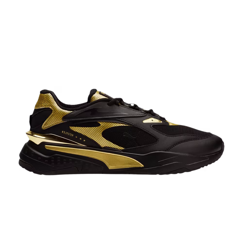 Puma RS-Fast Black Gold Metal