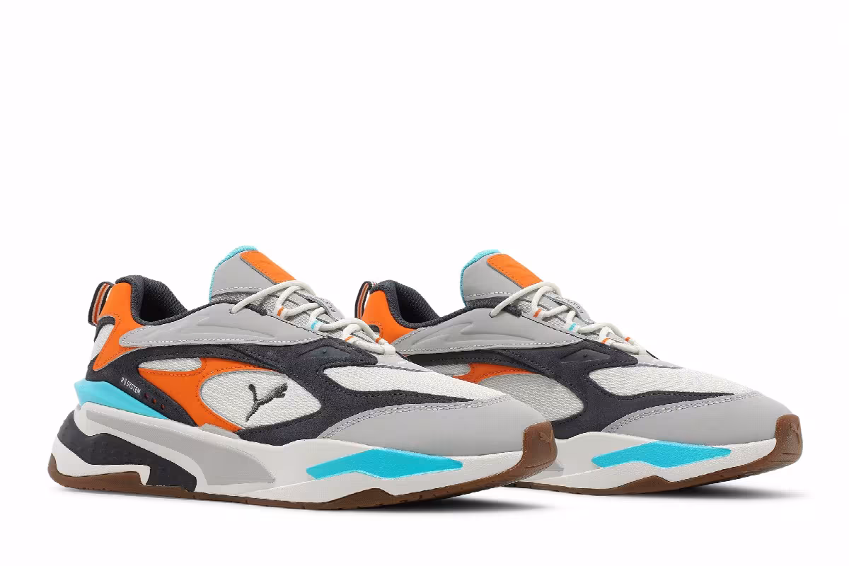 Puma RS-Fast Buck Grey Violet Orange, view 9