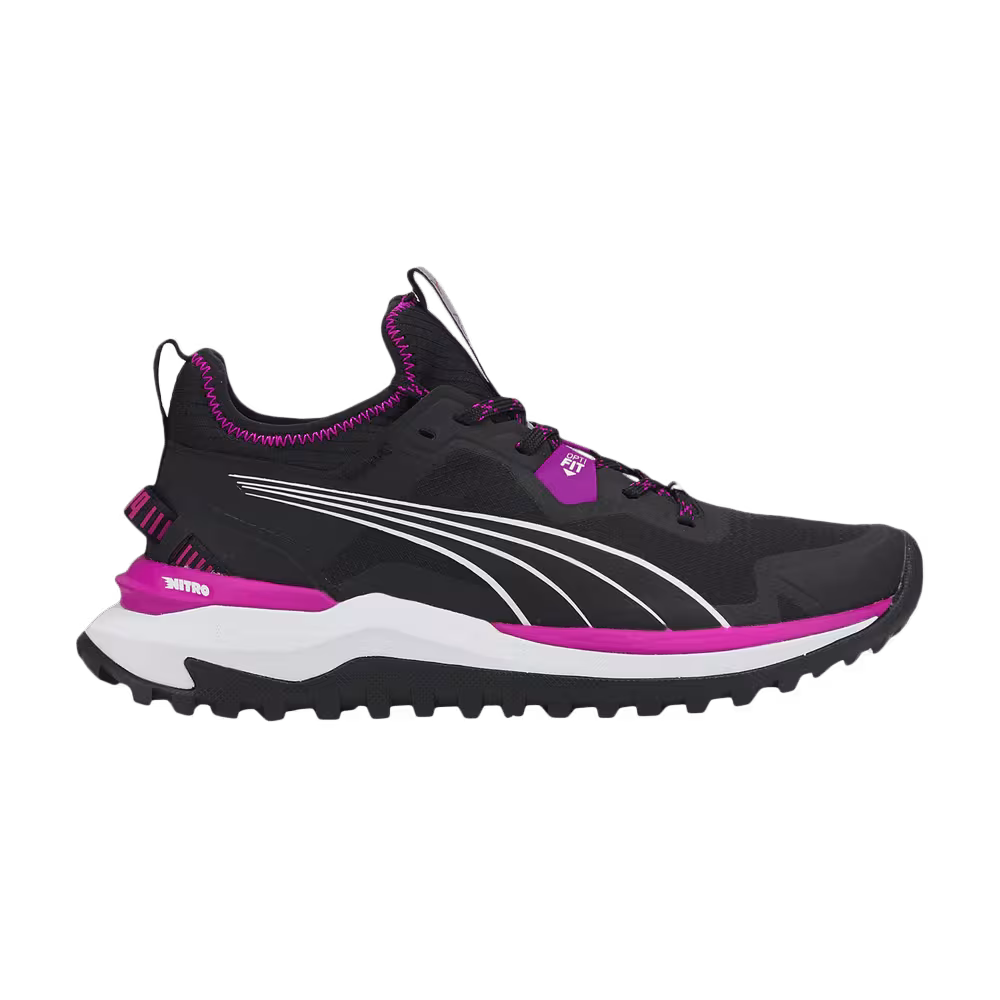 Puma Women's Voyage Nitro Black Deep Orchid