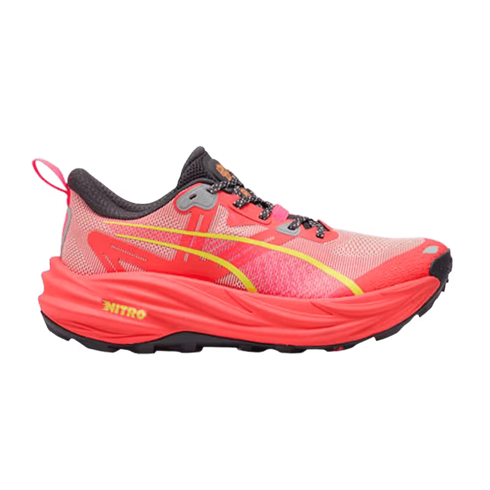 Puma Women's Voyage Nitro 4 Red Glamour Melon Glow Pure Pink