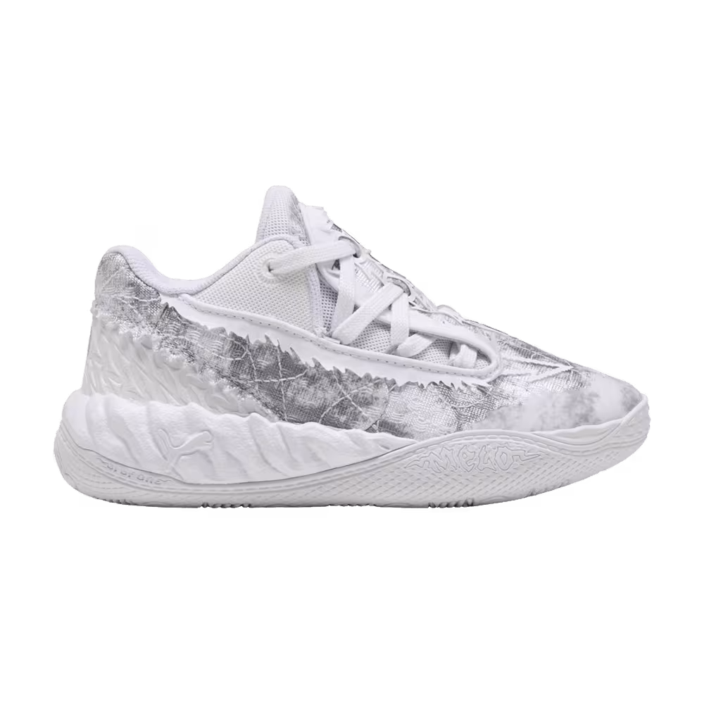 Puma MB.05 Team Little Kid White Gray Echo