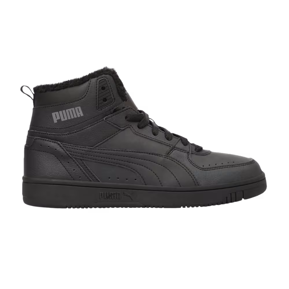 Puma Rebound Joy Fur - Black Castlerock