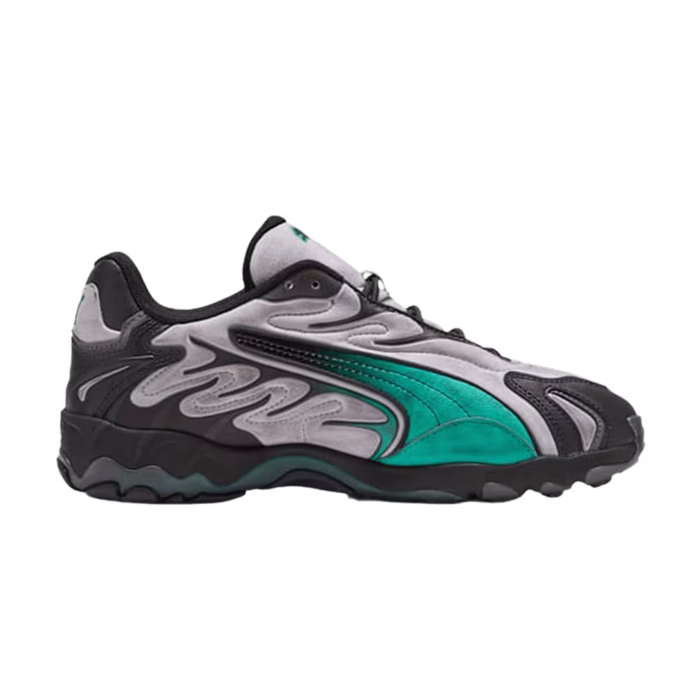 Puma Inhale Distressed Vibrant Silver Vibrant Green