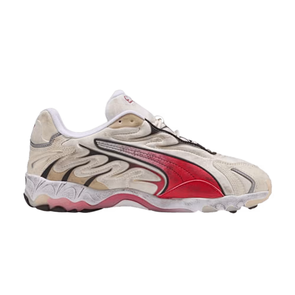 Puma Inhale Distressed Alpine Snow Red