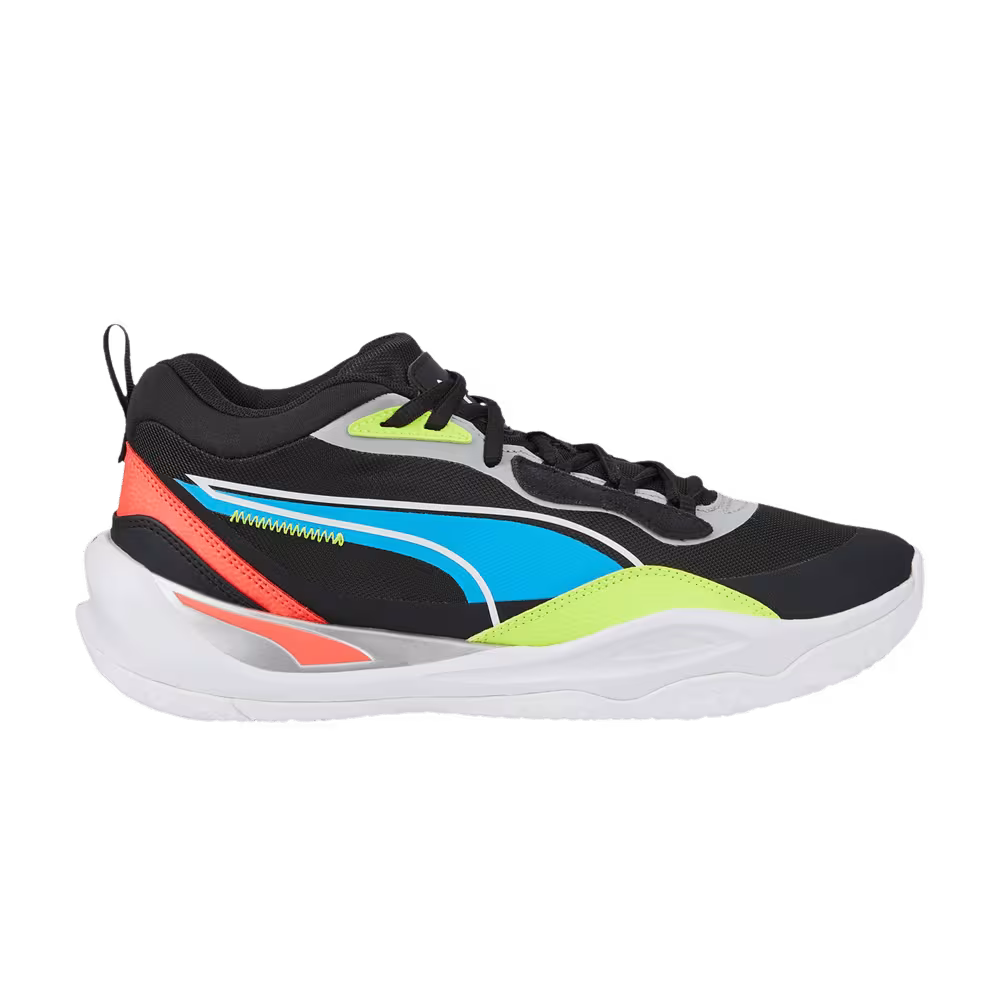 Puma Playmaker Pro Jet Black Lime Squeeze