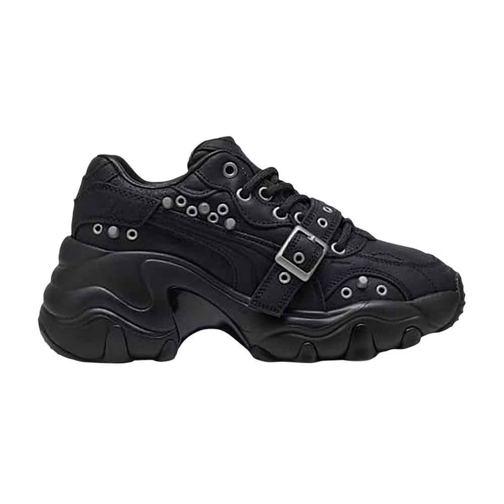Puma Women's Pulsar Wedge Black Claw Black/Grey Echo/Puma Wmns Aged Silver