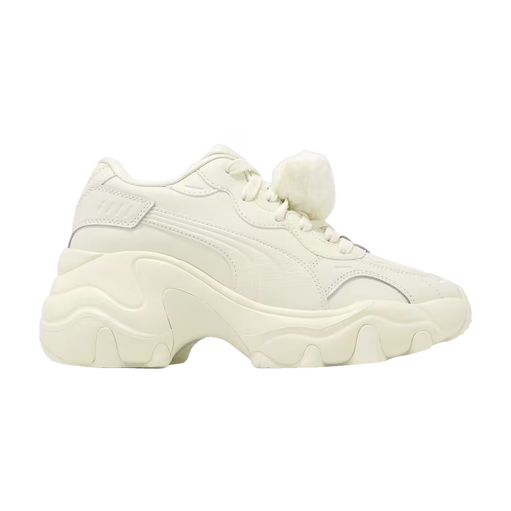 Puma Women's Pulsar Wedge Furry - Warm White